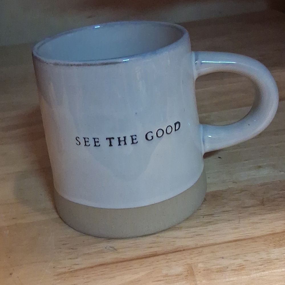 Hearth & Hand stoneware mug See The Good..
